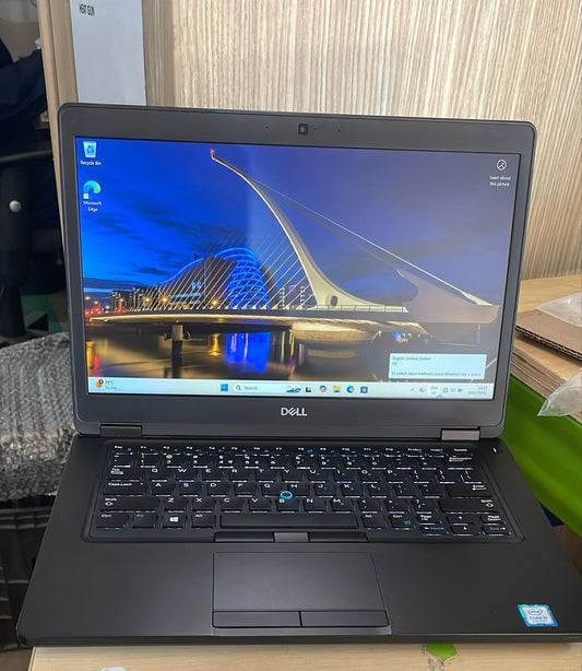 Dell Latitude 5490 14 Inch Business Travel Laptop - i5 8350U - 8GB DDR4 - 512GB SATA - Win11Pro - Battery Health 73% - With Adapter - Used