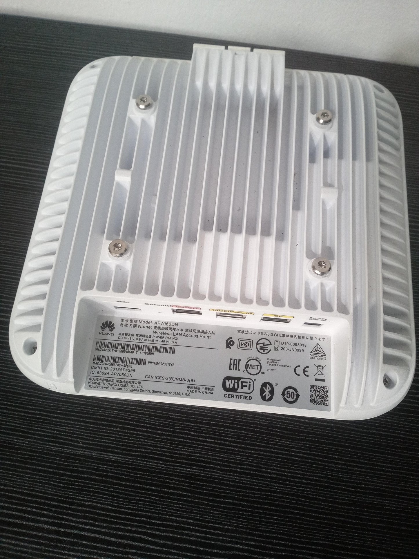 Huawei AP7060DN Indoor Wi-Fi 6 Access Point Only – Pre-Owned