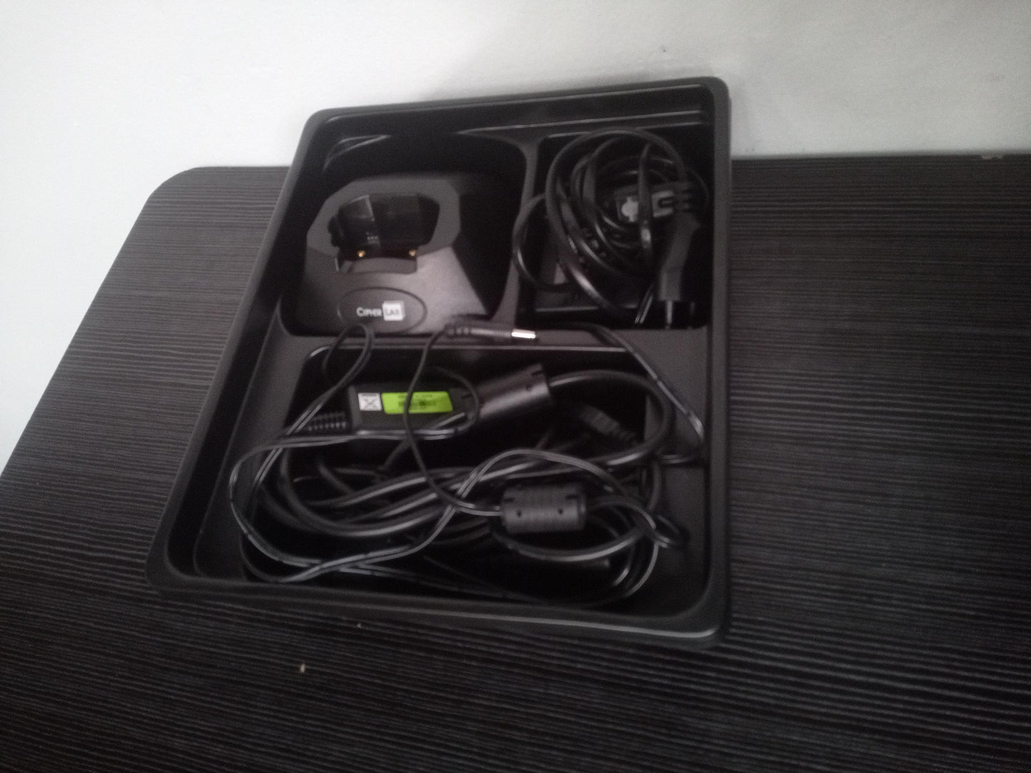 CipherLab A8001RAC00001 Charging & Communication Cradle with RS232 Cable & EU Power Adapter – New