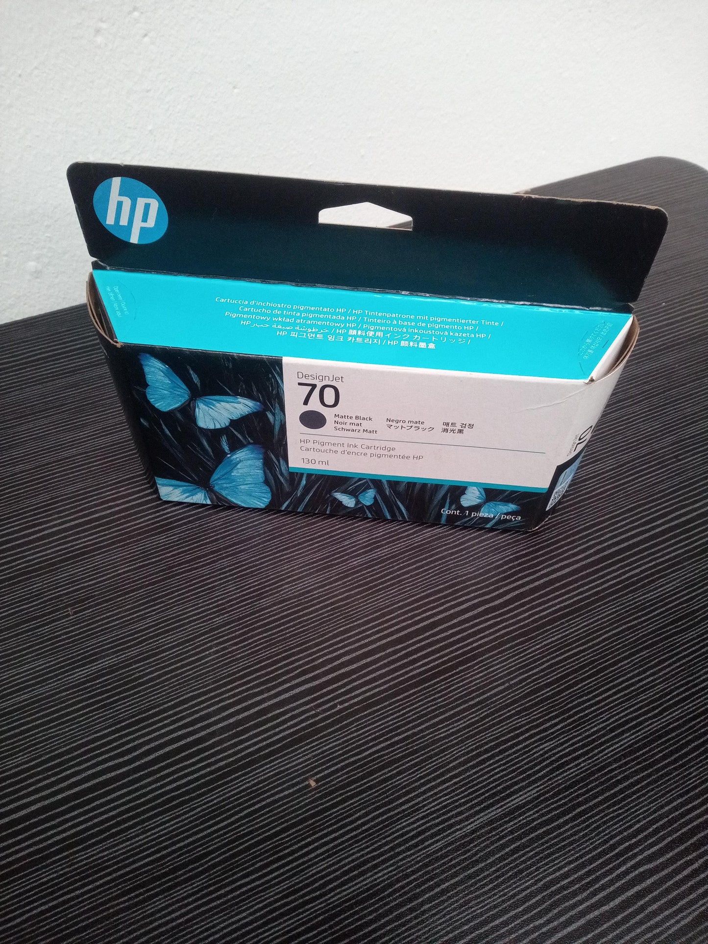HP 70 C9448A 130-ml Matte Black DesignJet Ink Cartridge – New