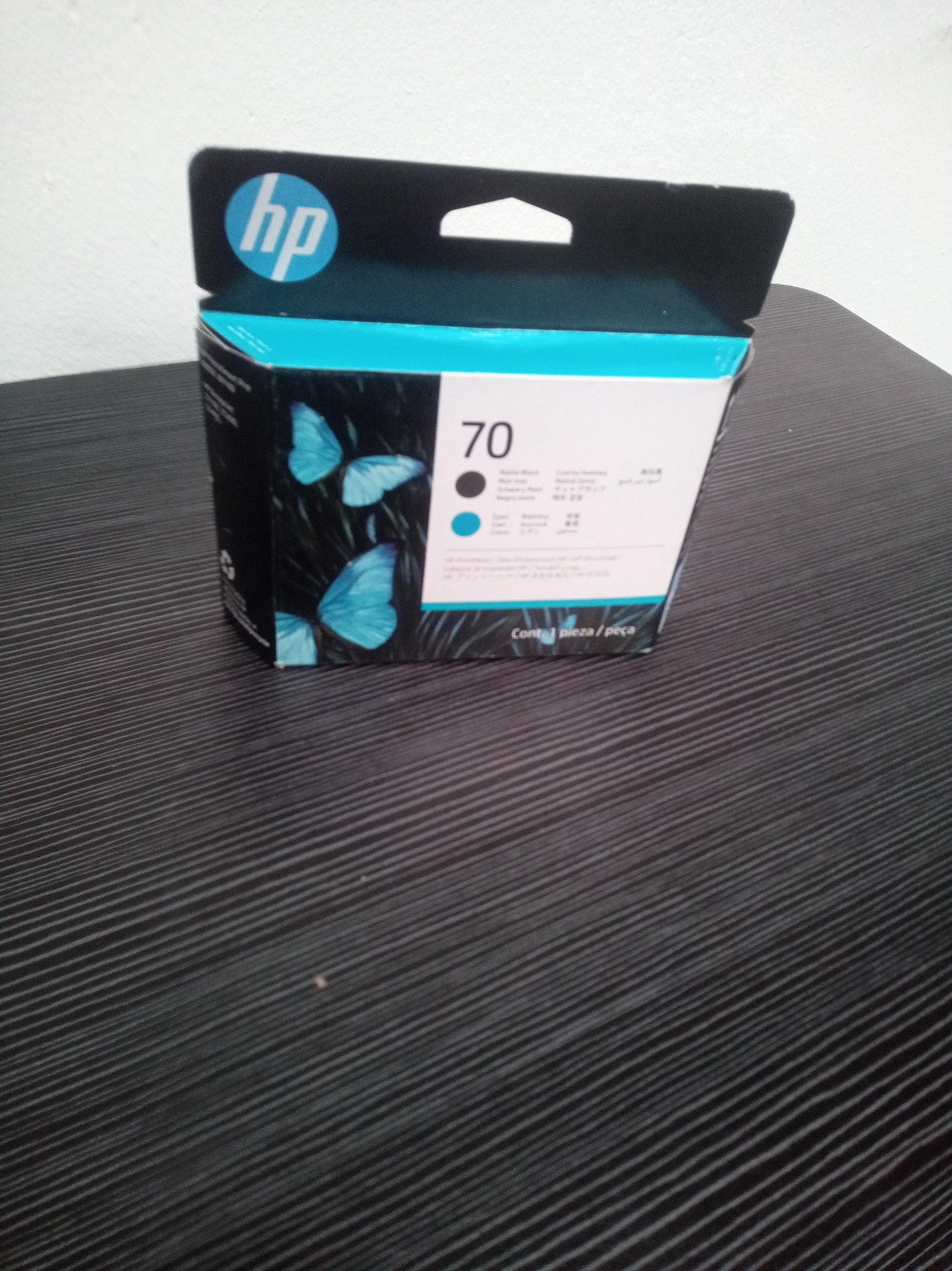 HP 70 C9404A Matte Black & Cyan DesignJet Printhead – New