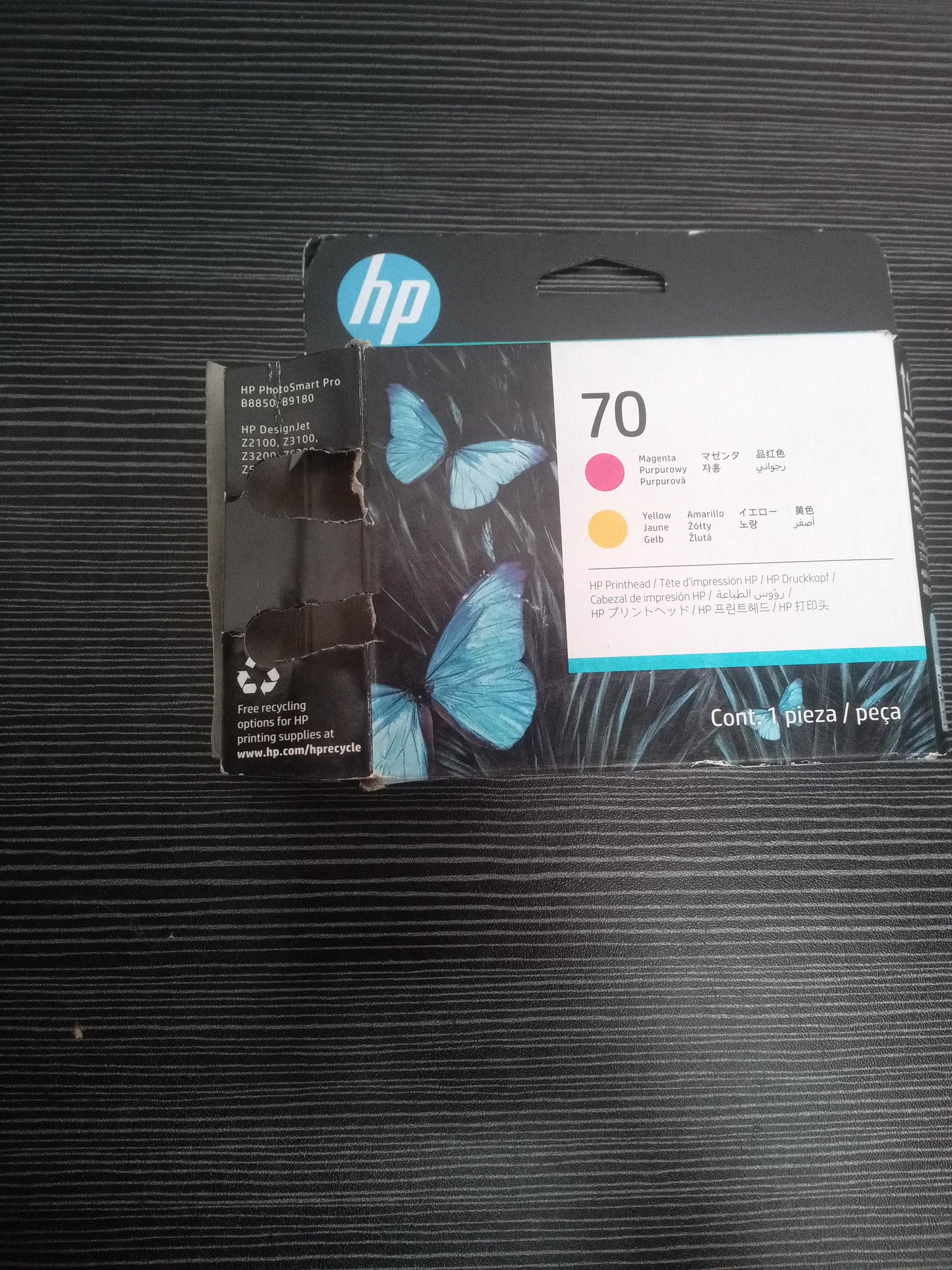HP 70 C9406A Magenta & Yellow DesignJet Printhead – Demo