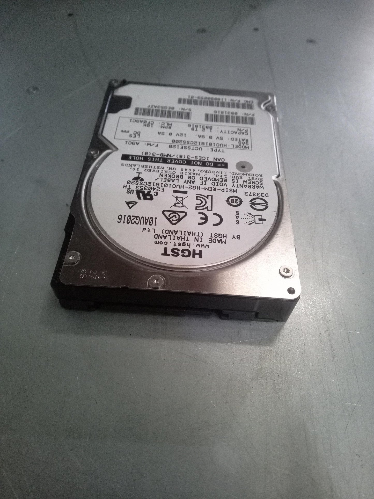 HGST HUC101812CSS200 1.2TB 2.5 Inch 10K RPM 12Gb/s SAS Hard Drive – Refurb