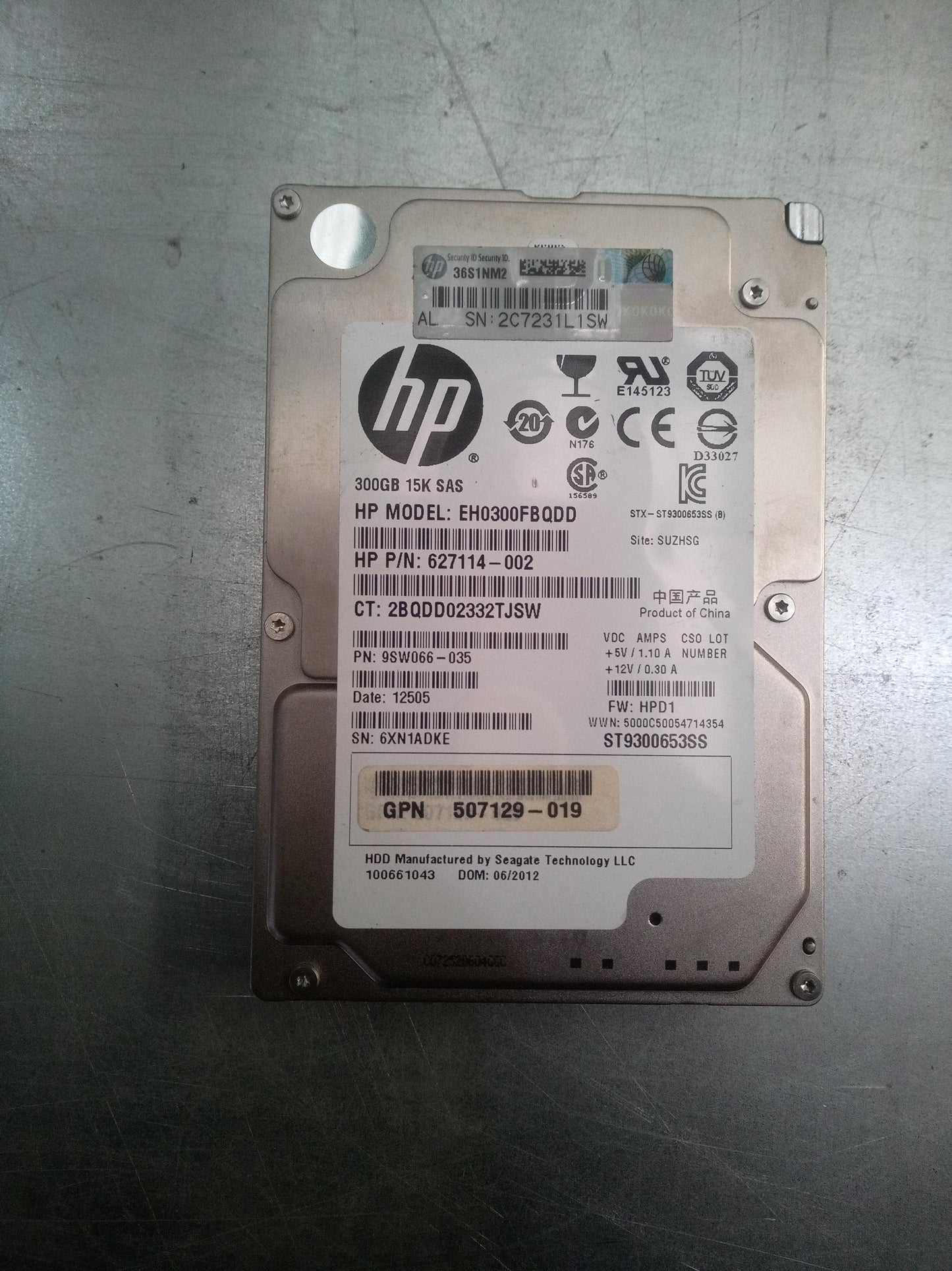 Seagate ST3000DM007 3.5 Inch 3TB 5400 RPM 6Gb/s SATA Hard Drive – Pre-Owned