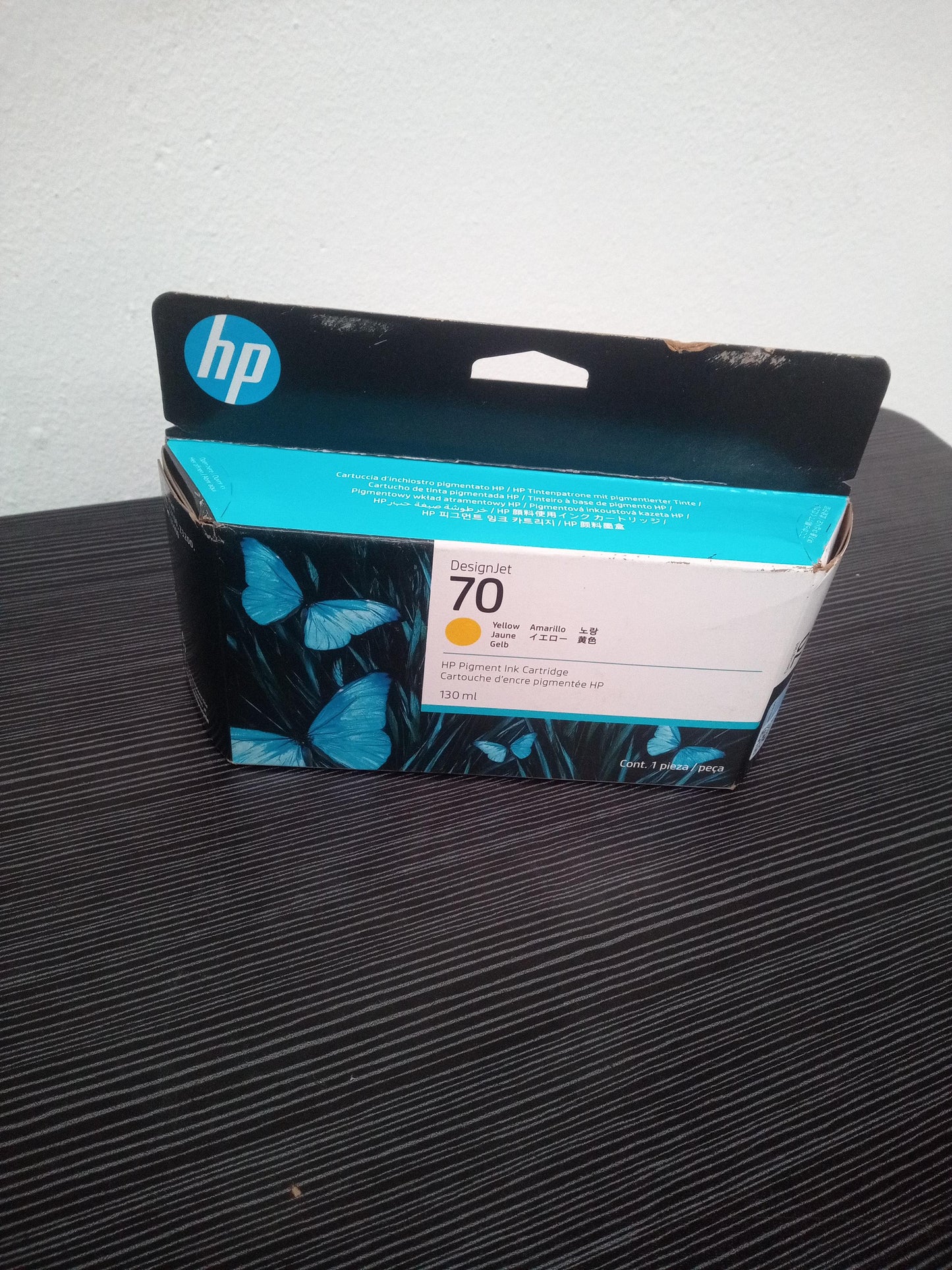 HP 70 C9454A 130-ml Yellow DesignJet Ink Cartridge – New