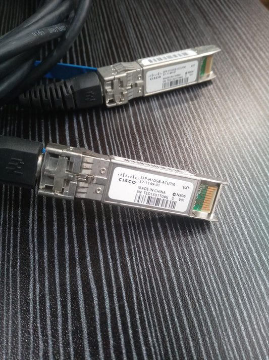 Cisco SFP-H10GB-ACU7M 10G SFP+ to SFP+ 7M Twinax DAC Cable – Used
