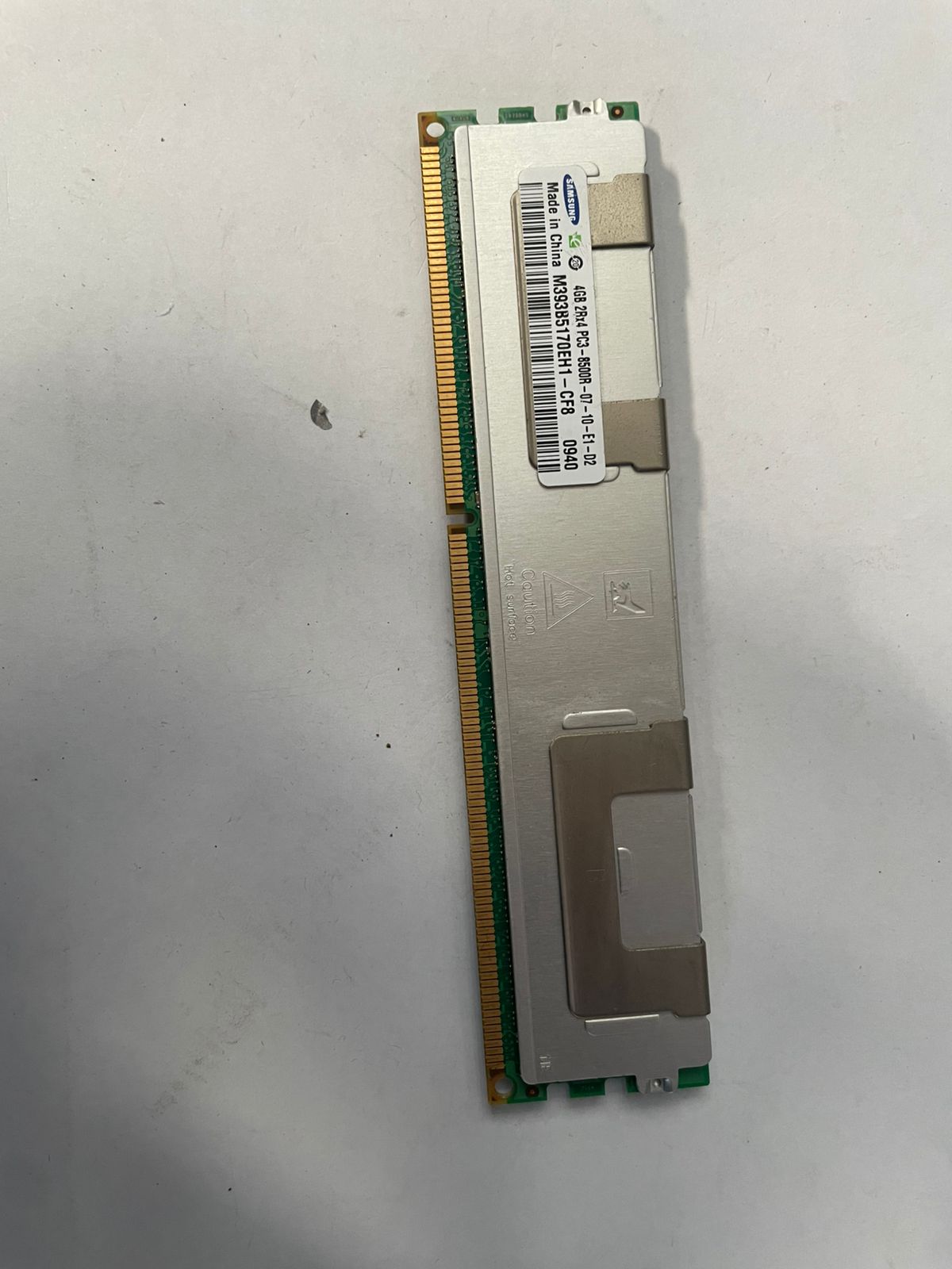 Samsung 4GB 2Rx4 PC3-8500R-07-10-E1-D2 DDR3 Server RAM – Refurb