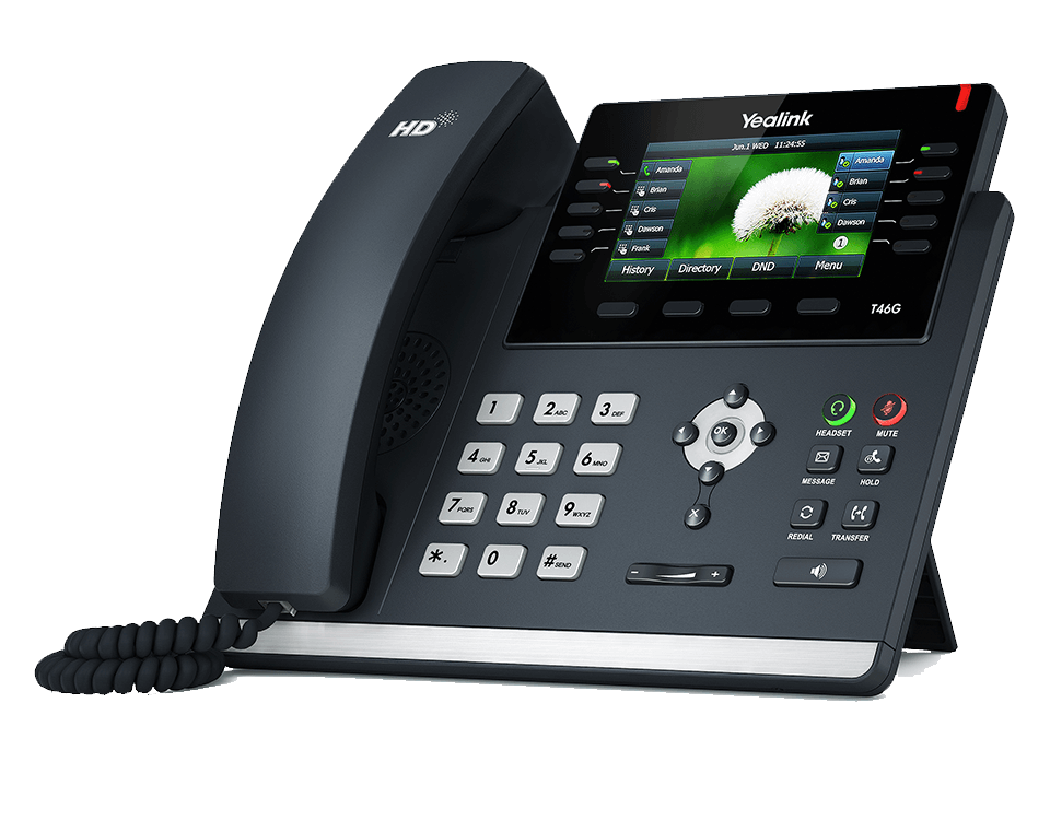 Yealink SIP-T46G Ultra-Elegant Gigabit IP Phone – manufacturer stock photo