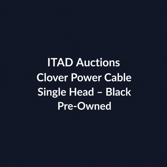 Clover Power Cable Single Head – Black – Used