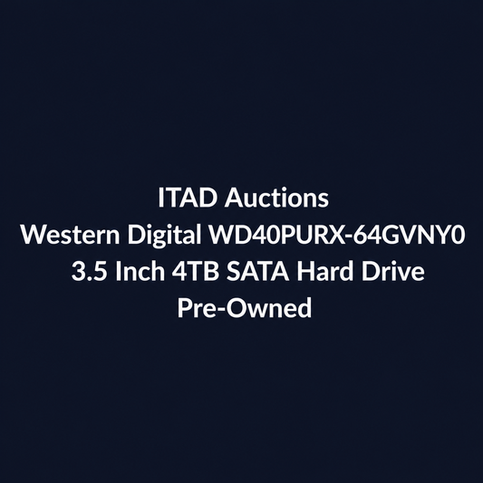 Western Digital WD40PURX-64GVNY0 3.5 Inch 4TB SATA Hard Drive - Used