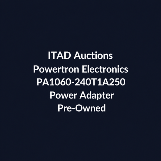 Powertron Electronics PA1060-240T1A250 Power Adapter - Used