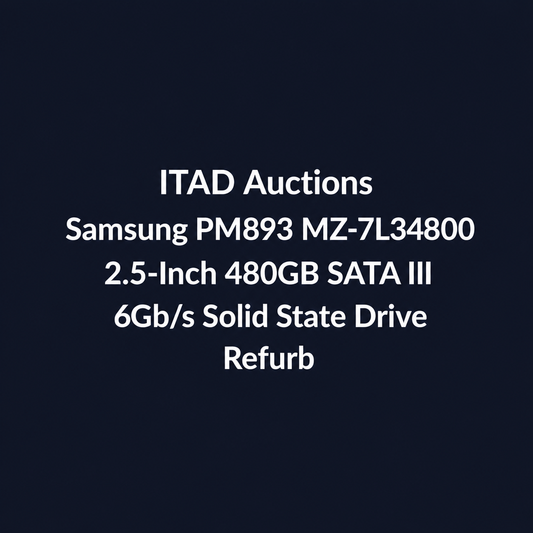 Samsung PM893 MZ-7L34800 2.5-Inch 480GB SATA III 6Gb/s Solid State Drive – Used