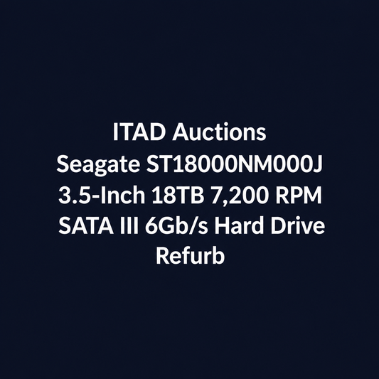 Seagate ST18000NM000J 3.5-Inch 18TB 7,200 RPM SATA III 6Gb/s Hard Drive – Used