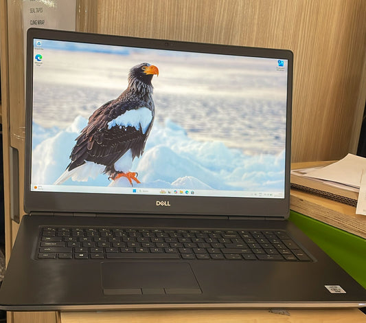 Dell Precision 7750 17.3 Inch Mobile Workstation – i7 10850H – 64GB DDR4 – 1TB NVMe SSD – Quadro RTX 3000 – Win11Pro – Battery Health 40% – With Adapter – Used