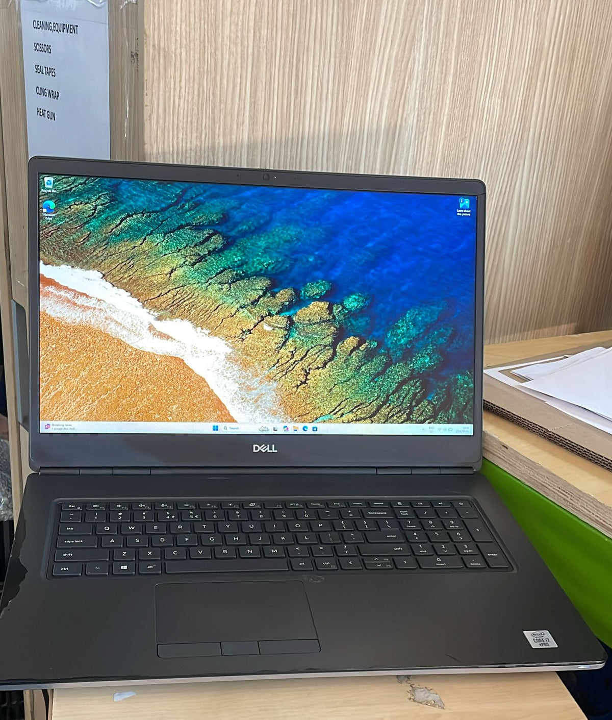 Dell Precision 7750 17.3 Inch Mobile Workstation – i7 10850H – 64GB DDR4 – 1TB NVMe SSD – Quadro RTX 3000 – Win11Pro – Battery Health 54% – With Adapter – Used