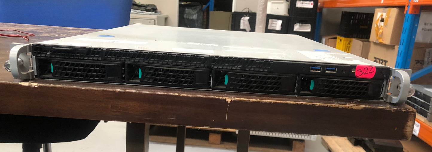 Mcafee INC ERC-1260 2U Rackmount Server - 4 SFF - Xeon E3 1275 V3 - 16GB DDR3 - 1TB SATA - I340-T4 + I210 - 1 x 350 Watts - 4 x Caddies - Refurb