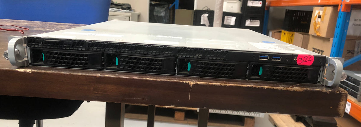McAfee ERC-1260 2U Rackmount Server – 4 SFF – Xeon E3-1275 v3 – 16GB DDR3 – 1 x 1TB SATA HDD – Intel I340-T4 + I210 – 1 x 350W – 4 x Caddies – Used
