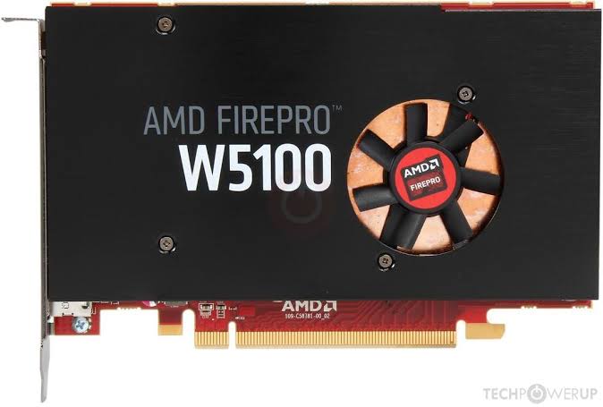 AMD FirePro W5100 4GB GDDR5 PCIe Workstation Graphics Card – 4 x DisplayPort – Used