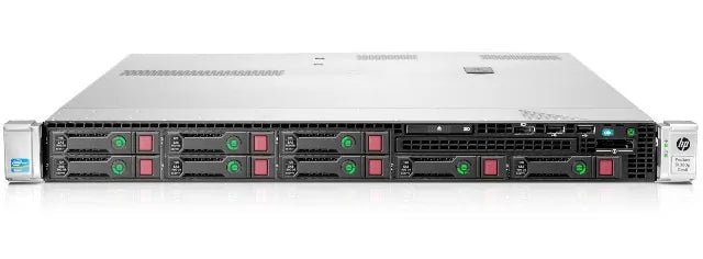HP ProLiant DL360p Gen8 1U Rackmount Server – 8 SFF – Xeon E5-2630 – 64GB DDR3 – No HDD – No RAID – Broadcom BCM5719 – 2 × 460W – Used