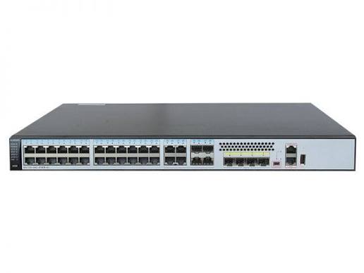 Huawei S5720-36C-PWR-EI 28-Port Gigabit PoE+ Layer 3 Switch with 4 x 10GE SFP+ – Used