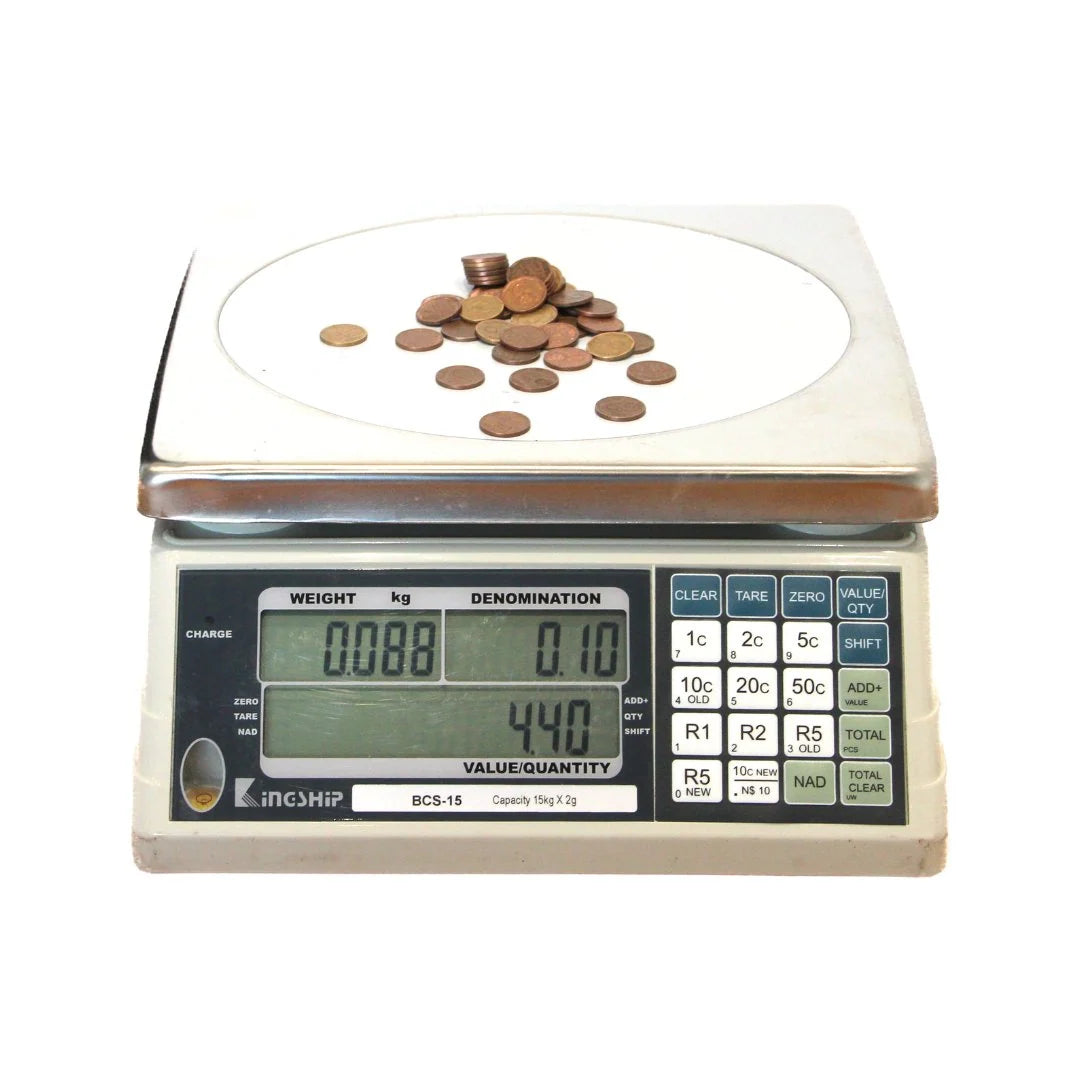 Kingship BCS-15 Bulk Coin Scale and Coin Counter – Used