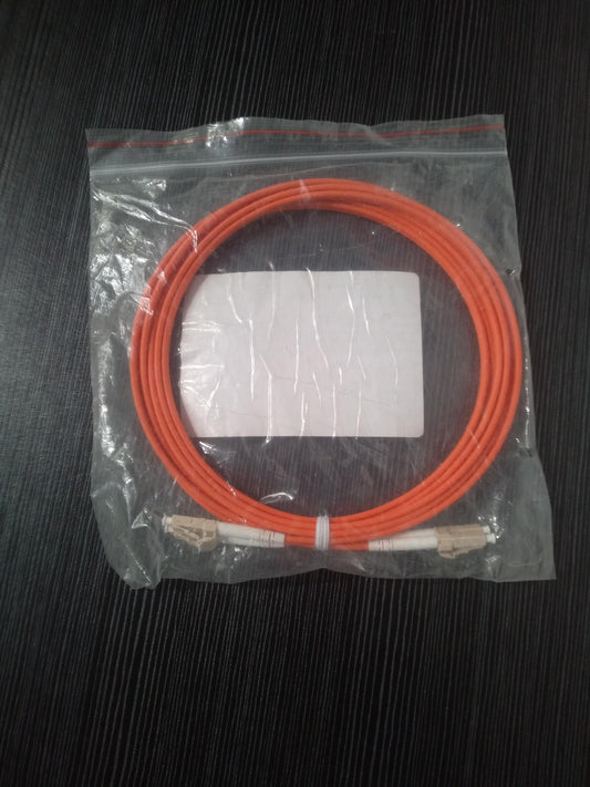 PatchCord LC-LC OM1 62.5/125 Duplex LSZH Multimode Fiber Optic Cable 3M Orange – New