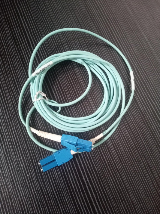 LC to LC OM3 50/125 LSZH Fiber Optic Single Body Crossed Cable – Refurb