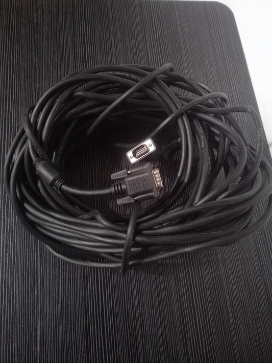 VGA to VGA 5 Meter Black Cable – Pre-Owned