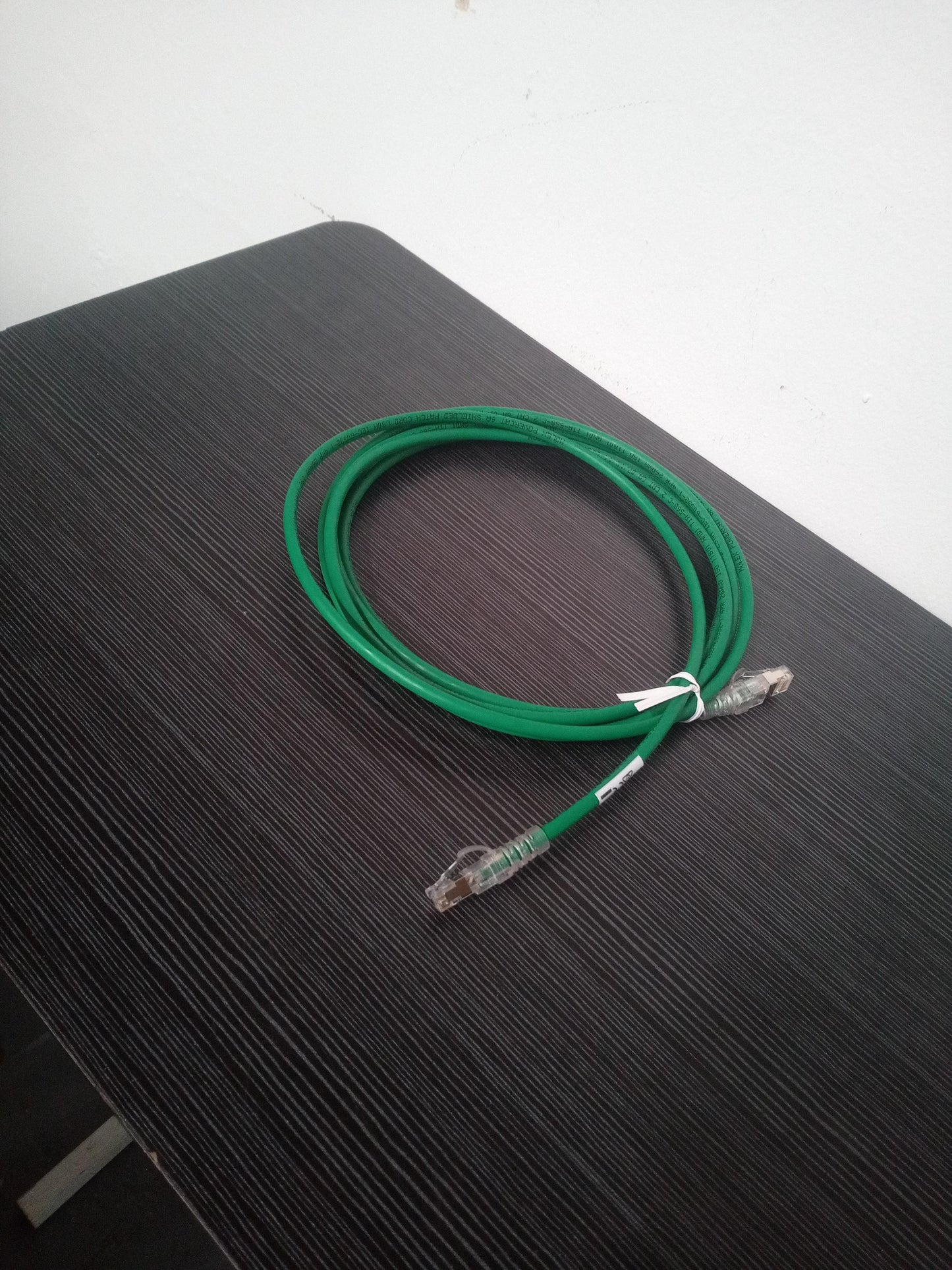 Molex PowerCat Cat6A Shielded Patch Cord – Green - Refurb