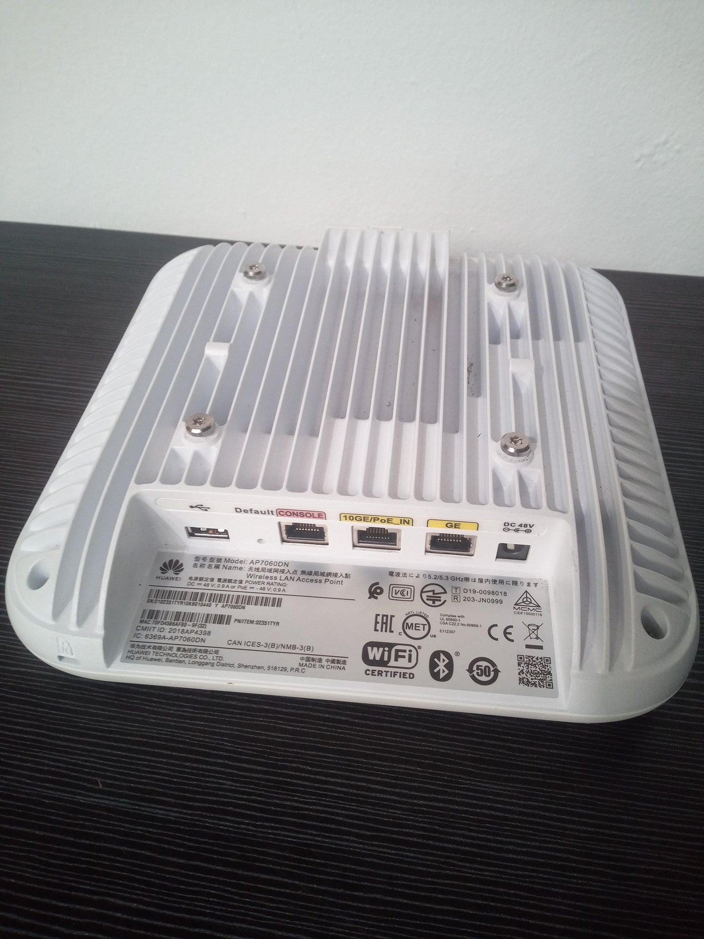 Huawei AP7060DN Indoor Wi-Fi 6 Access Point Only – Pre-Owned