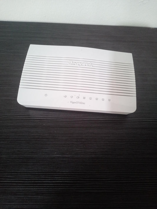 DrayTek Vigor2762ac Dual-WAN VDSL2/ADSL2+ AC1200 VPN Firewall Router Only – Pre-Owned