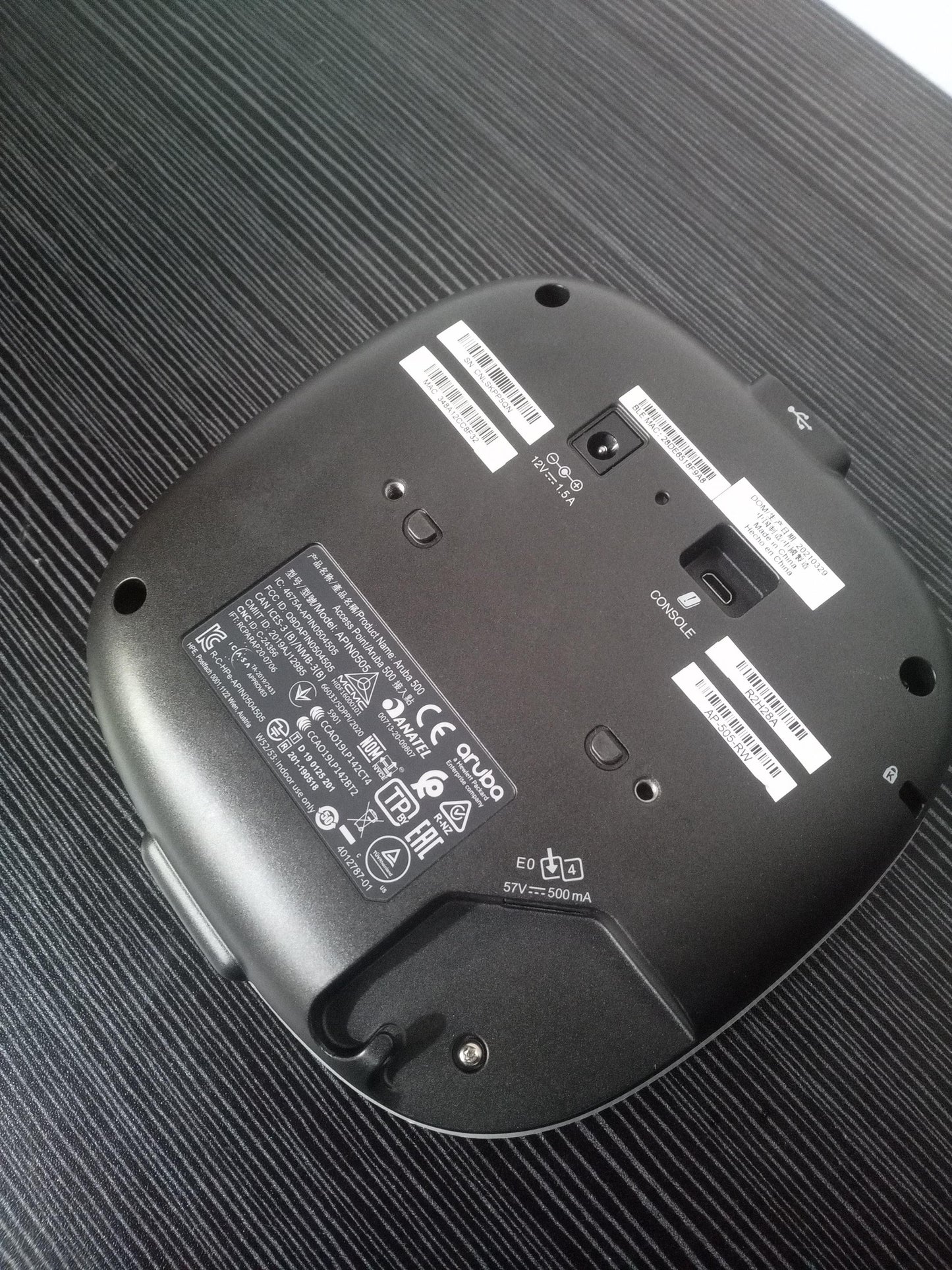 HPE Aruba APIN0505 Wi-Fi 6 802.11ax Enterprise Access Point – Refurb