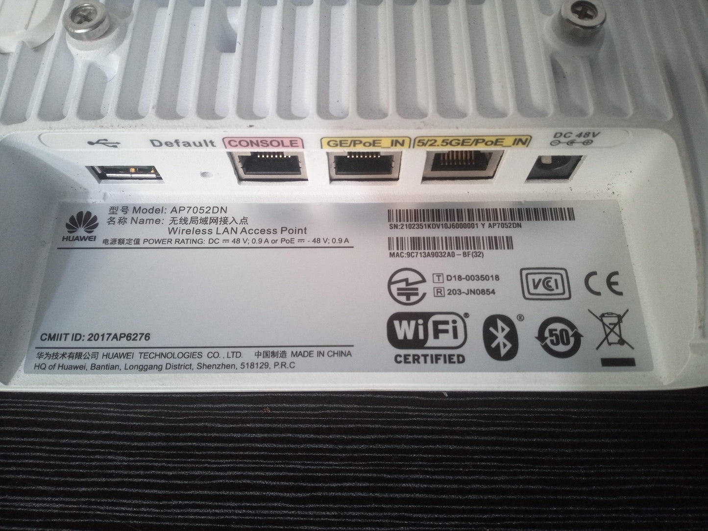 Huawei AP70552DN Wireless LAN Access Point - Pre-Owned