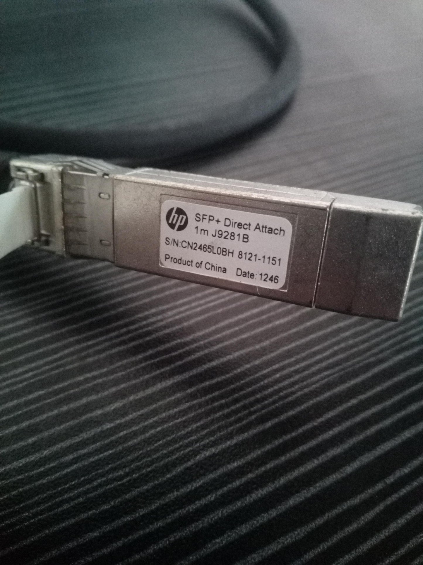 Aruba J9281B X242 10G SFP+ Direct Attach Copper (DAC) Cable – Pre-Owned