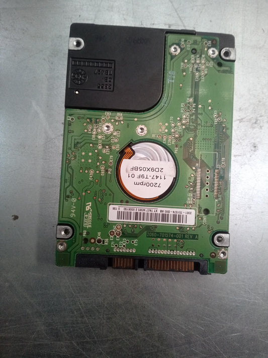 Western Digital WD1600BEKT-60F3T1 2.5 Inch 160GB 7200 RPM SATA Hard Drive – Pre-Owned