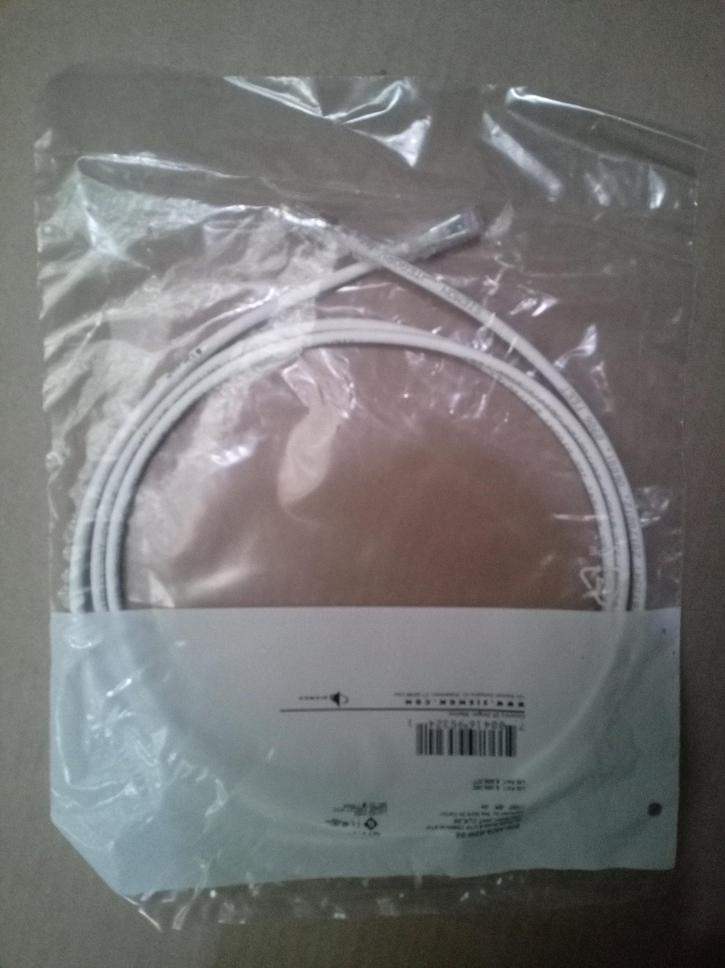 Siemon CAT6 UTP Modular Cord - White – 2 Meter – New