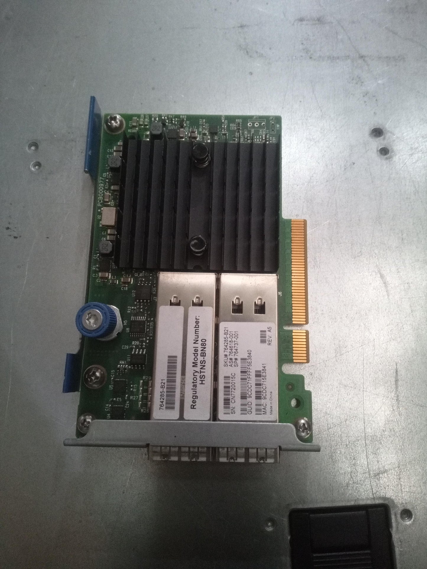 HP HSTNS-BN80 764285-B21 Dual-Port 544FLR-QSFP+ 10/40GbE Adapter – Used