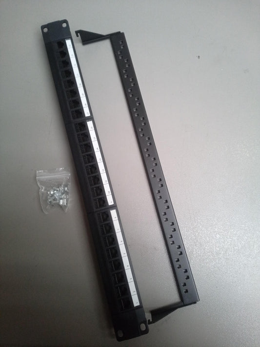 Molex Premise Network 24-Port PowerCat 6 Patch Panel – New