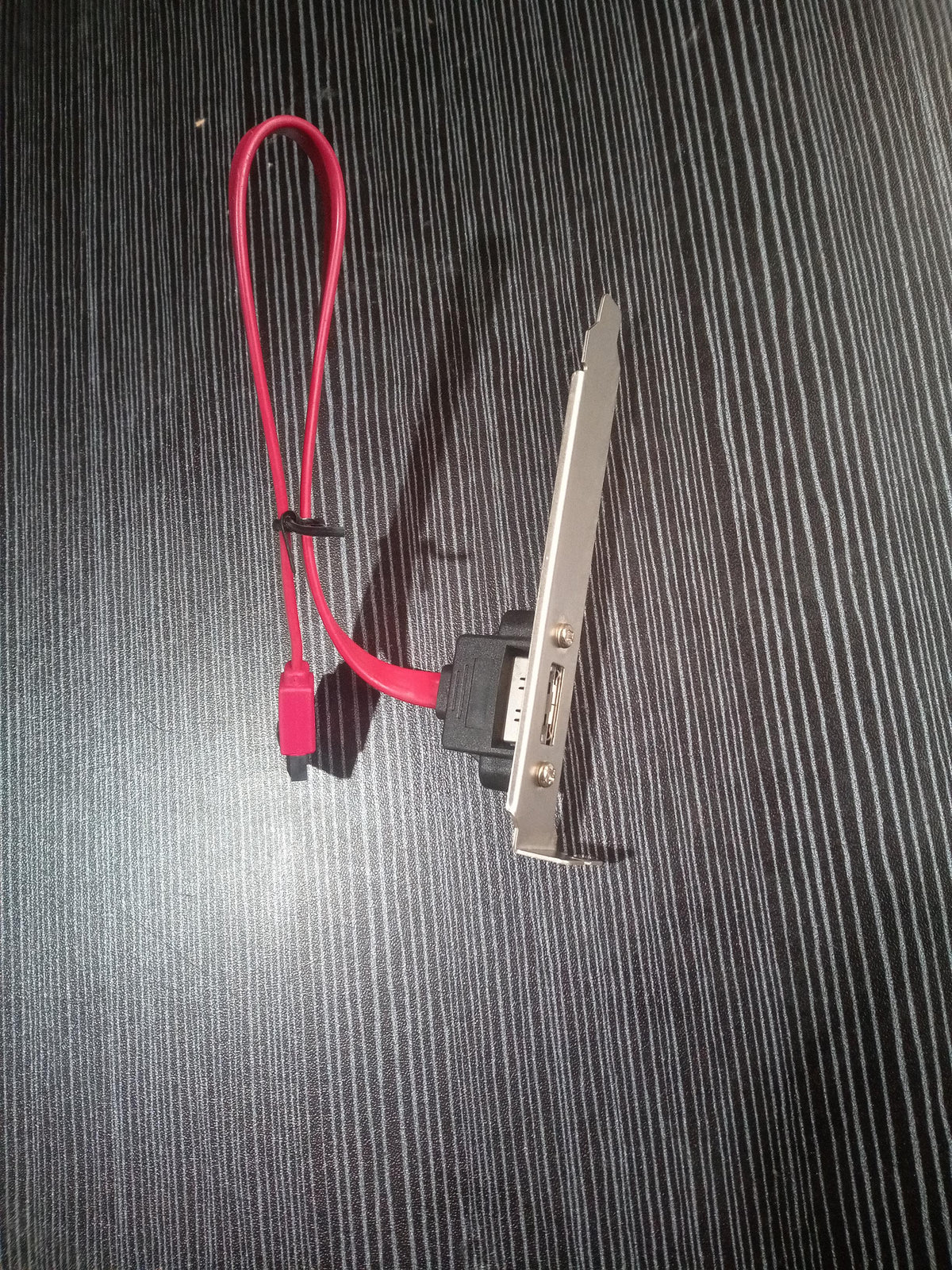 SATA to eSATA Header Back Plate Adapter – Used