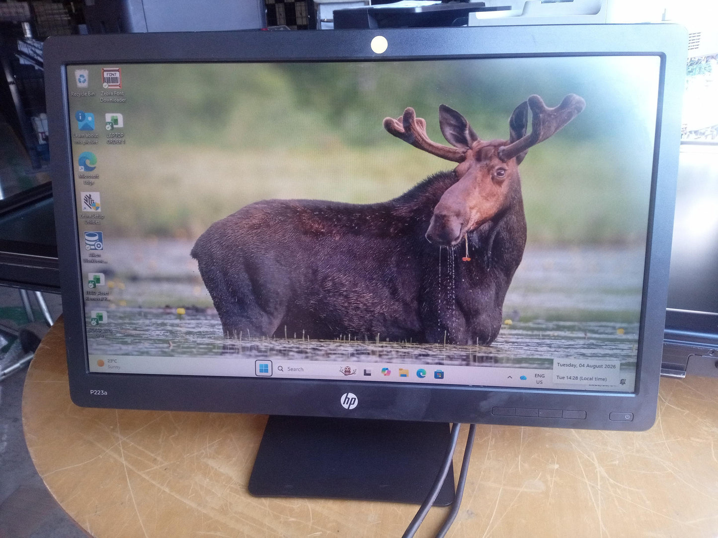 HP ProDisplay P223a 21.5 Inch LED Monitor – No Power Cable – Used