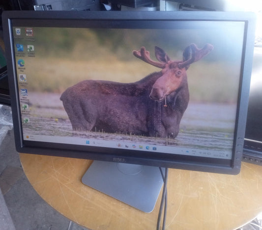 Dell P2213 22 Inch Wide LCD Monitor – VGA, DVI & DisplayPort – No Power Cable - Used