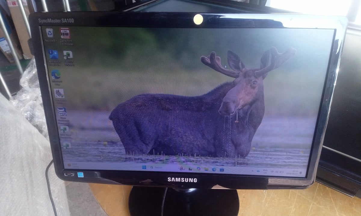 Samsung S19A100N 19 Inch LED Monitor with Adapter – VGA – Used