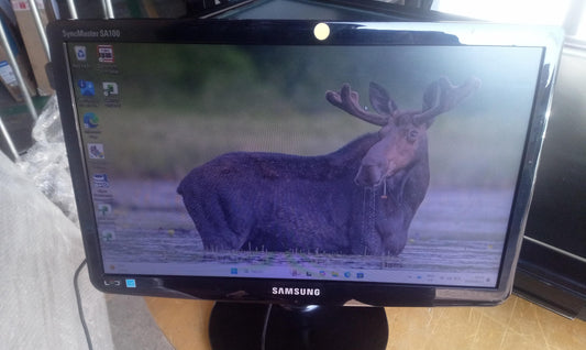 Samsung S19A100N 19 Inch LED Monitor With Adapter – VGA – Used
