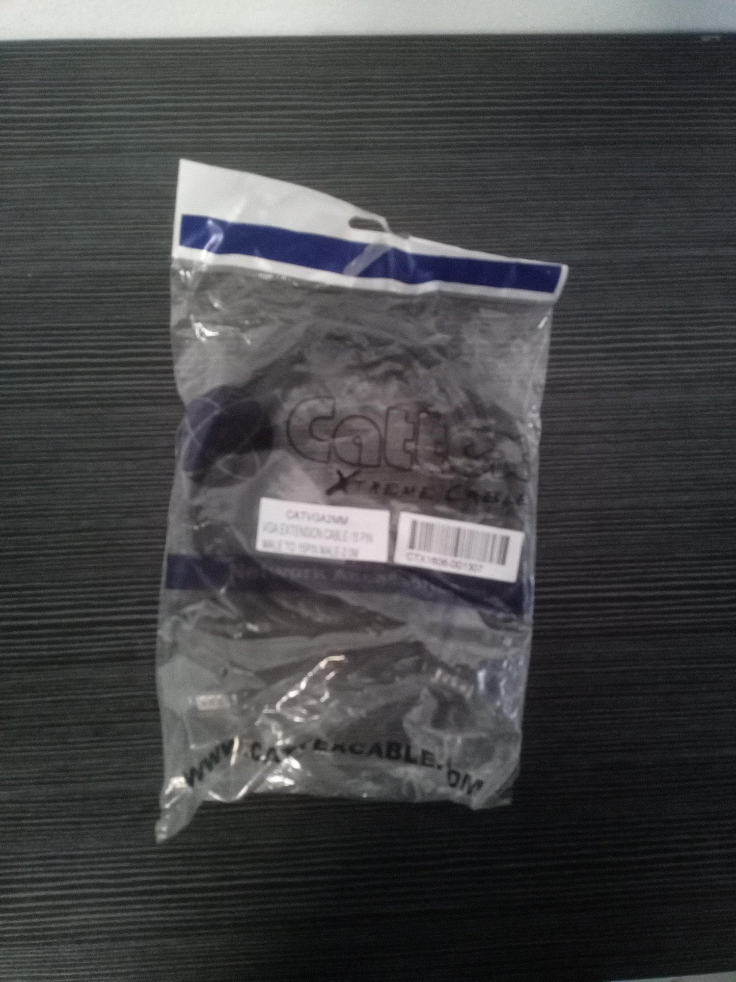 VGA Extension Cable 15 Pin Male to 15 Pin Male 2 Meter – New