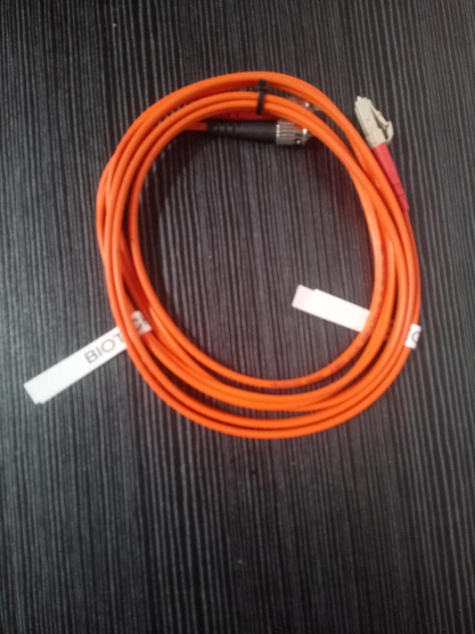 NetConnect ST to LC Multimode OM3 Fibre Optic Cable 50/125 Duplex 3M 850nm – Refurb