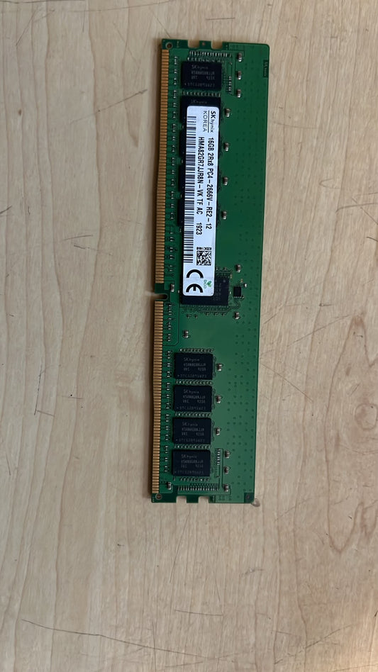 SK Hynix 16GB 2Rx8 PC4-2666V-RE2-12 DDR4 Server RAM – Used