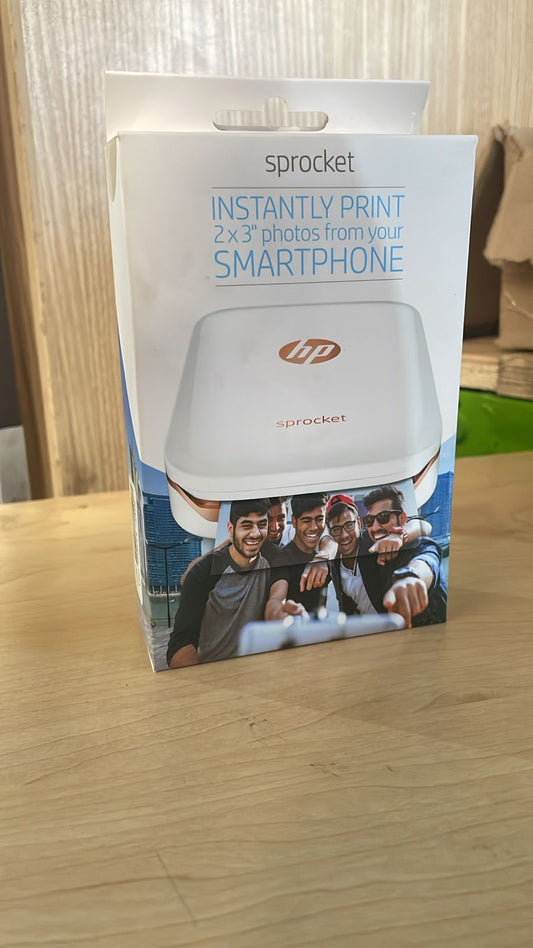 HP Z3Z91A Sprocket 100 2 x 3 Inch Portable Photo Printer - ZINK Zero Ink Technology - New