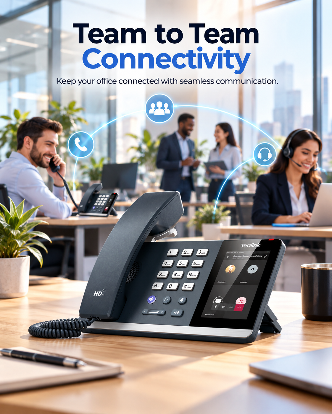 Yealink MP54 Smart Business Phone – Used