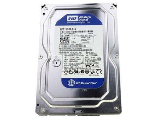 Western Digital WD1600AAJS-60M0A0 3.5 Inch 160GB 7200RPM SATA 3Gb/s Hard Drive - Used