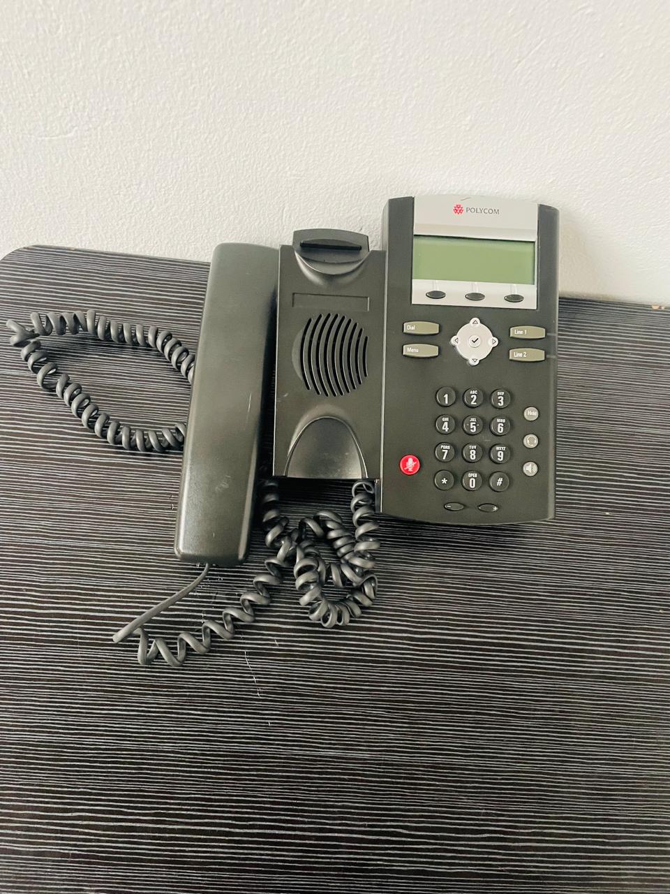 Polycom SoundPoint IP 331 VoIP Office IP Phone – No Stand – Pre-Owned